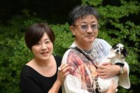 20240907 長井様ご夫妻 リピート頂きました。今回は小啄木の看板犬『立成』の素晴らしい油絵をお土産に頂きました。小啄木夫婦は感激ですッ！！！フロント上部に展示しましたので次回楽しみにして下さいね！！！ところで佐野アウトレットでは誕生日プレゼント買って貰えましたか！？！【小啄木Fanclub】