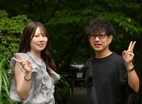 20250816 三品様・谷澤様　ご満足を頂きました！！！空気が美味しいので外での喫煙も美味しいですよね！！！そしてお風呂も食事もお褒め頂き『感謝』ですッ！！！季節を変えてお帰り下さいね！！！