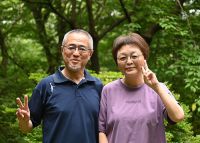 20260709 福田様ご夫妻 ご満足を頂き大変嬉しく思います。貸切の『小啄木』でゆっくりのんびりお過ごし頂きました！！！約70㌔の道のりを一般道でお越し頂いたのですが、これまた素敵なお車でゆっくりのんびりのドライブも良いですね！！！お帰りには矢板の道の駅に立ち寄りお買い物を楽しまれるとの事でした！美味しい野菜が手に入りましたか！？