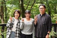 20260830 清水様ご家族 ご満足を頂き『感謝』です！！！お嬢様にはまた来て下さるとの『グータッチ』じぃ～じはとっても嬉しかったです( ；∀；)です。今回のお泊りの皆さんは偶然にも茶臼登山の為早出でしたが、山頂駅までは到達出来ましたか？小啄木から見ても茶臼岳は雲の中でしたので心配しておりました！今回ダメでしたら次回！！！ありがとうございました。